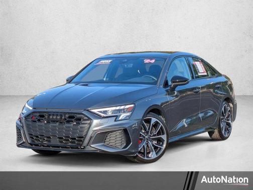 Daytona Gray Pearl Effect 2024 Audi S3 Premium Plus TFSI quattro S tronic