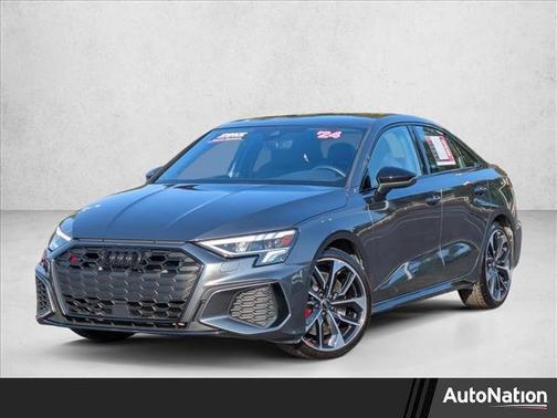 Daytona Gray Pearl Effect 2024 Audi S3 Premium Plus TFSI quattro S tronic