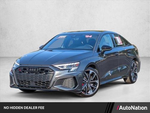 Daytona Gray Pearl Effect 2024 Audi S3 Premium Plus TFSI quattro S tronic