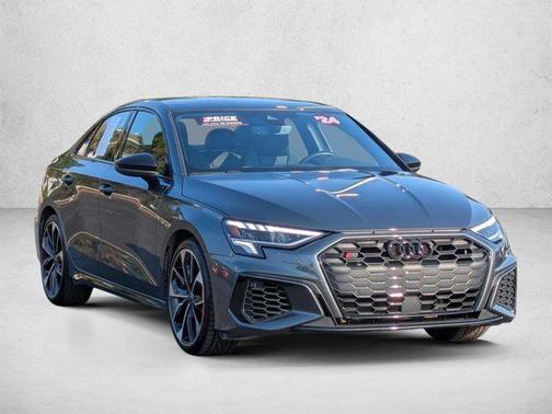 Daytona Gray Pearl Effect 2024 Audi S3 Premium Plus TFSI quattro S tronic