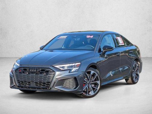 Daytona Gray Pearl Effect 2024 Audi S3 Premium Plus TFSI quattro S tronic