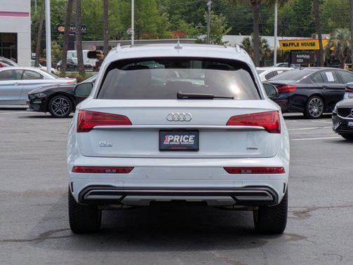 White 2021 Audi Q5 45 Premium Plus