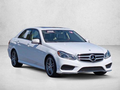 White 2016 Mercedes-Benz E-Class E 350 Sport