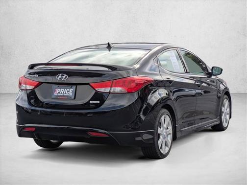 Black Diamond Pearl 2013 Hyundai ELANTRA Limited