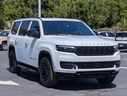 Bright White Clearcoat 2024 Jeep Wagoneer Series II Carbide 4x4