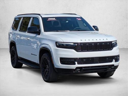 Bright White Clearcoat 2024 Jeep Wagoneer Series II Carbide 4x4