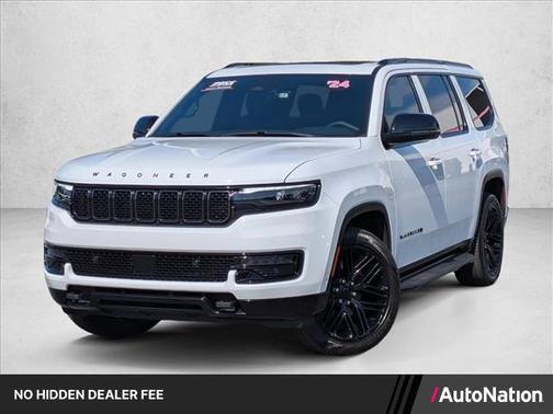 Bright White Clearcoat 2024 Jeep Wagoneer Series II Carbide 4x4