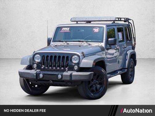 Billet Silver Metallic Clearcoat 2016 Jeep Wrangler Unlimited Willys Wheeler