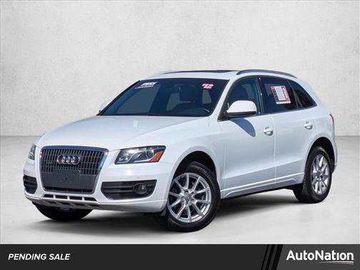 White 2012 Audi Q5 2.0T Premium Plus