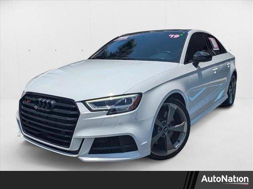 Glacier White Metallic 2019 Audi S3 2.0T Premium Plus