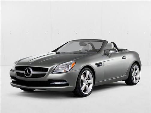 Silver/Gray 2012 Mercedes-Benz SLK-Class SLK350