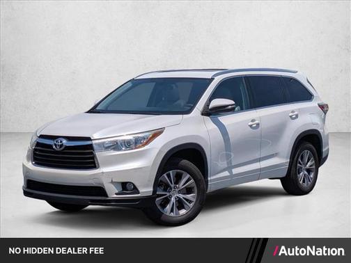 Blizzard Pearl 2015 Toyota Highlander XLE