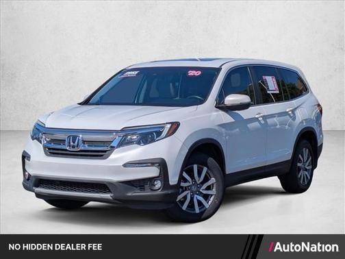 Platinum White Pearl 2020 Honda Pilot EX-L