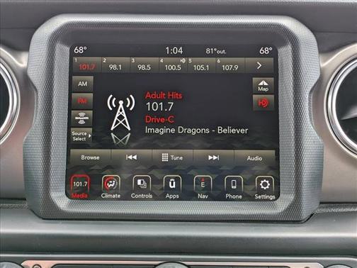 Granite Crystal Metallic Clearcoat 2021 Jeep Wrangler Unlimited Rubicon