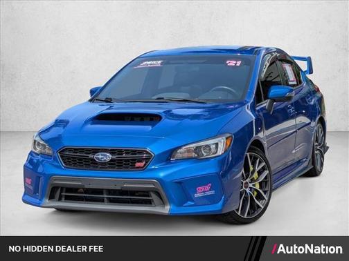 WR Blue Pearl 2021 Subaru WRX STI Limited w/Wing