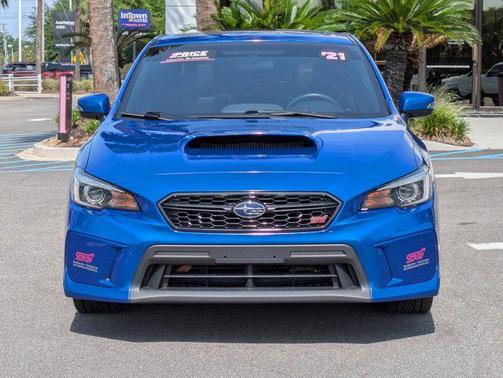 WR Blue Pearl 2021 Subaru WRX STI Limited w/Wing
