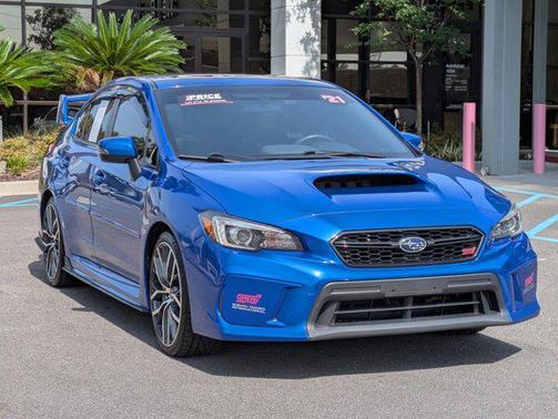 WR Blue Pearl 2021 Subaru WRX STI Limited w/Wing