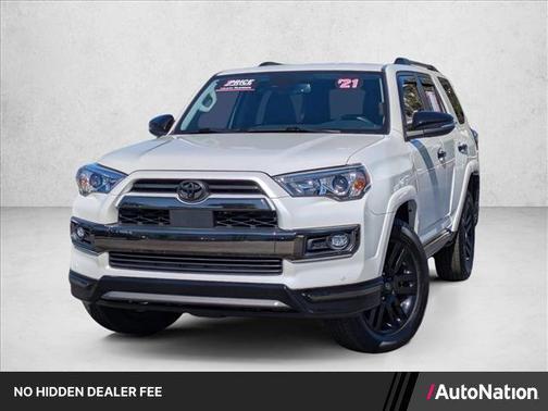 Blizzard Pearl 2021 Toyota 4Runner Nightshade Special Edition