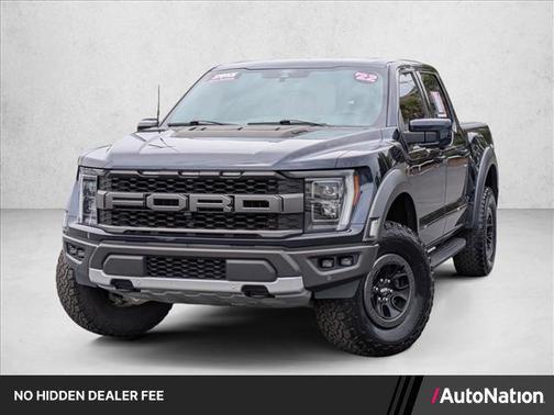 Antimatter Blue Metallic 2022 Ford F-150 Raptor