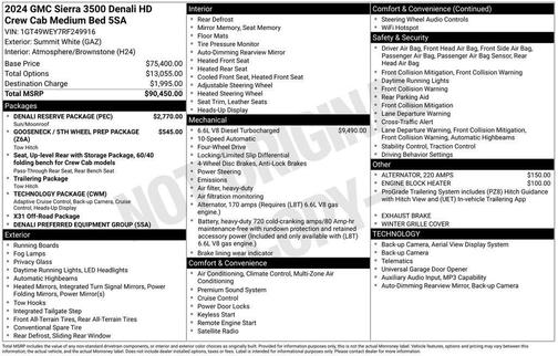 2024 GMC Sierra 3500 Denali