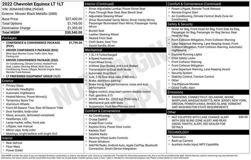 2022 Chevrolet Equinox 1LT