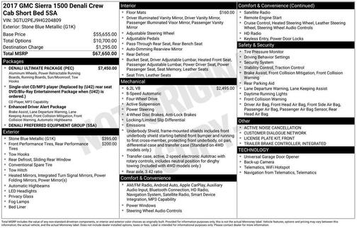 2017 GMC Sierra 1500 Denali