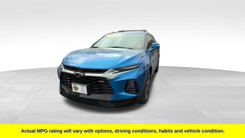 Blue 2020 Chevrolet Blazer RS