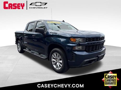 Blue 2021 Chevrolet Silverado 1500 Custom