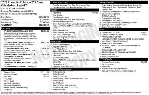 2023 Chevrolet Colorado Z71