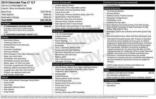 2019 Chevrolet Trax LT