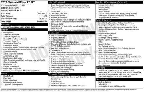 2023 Chevrolet Blazer 2LT