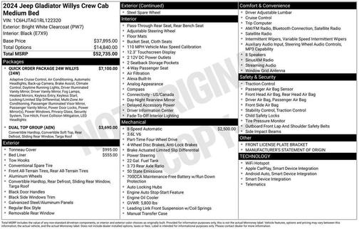 2024 Jeep Gladiator Willys