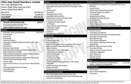 2024 Jeep Grand Cherokee L Limited