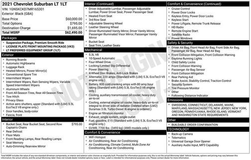 2021 Chevrolet Suburban LT