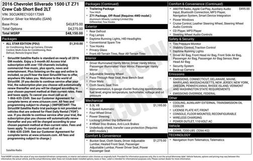 2016 Chevrolet Silverado 1500 2LT