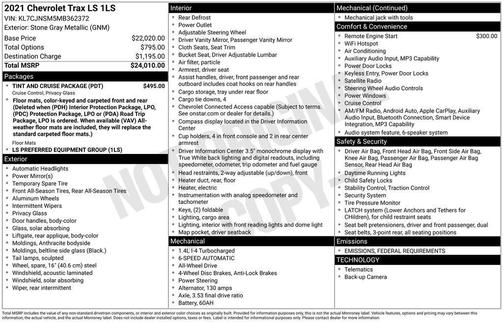 2021 Chevrolet Trax LS