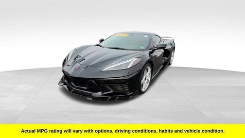 Black 2025 Chevrolet Corvette Stingray w/1LT