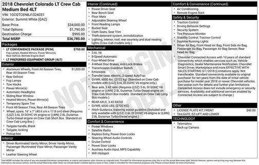 2018 Chevrolet Colorado LT