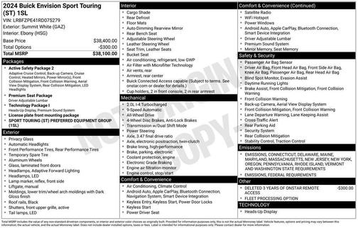 2024 Buick Envision Sport Touring AWD