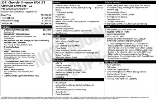 2021 Chevrolet Silverado 1500 LTZ