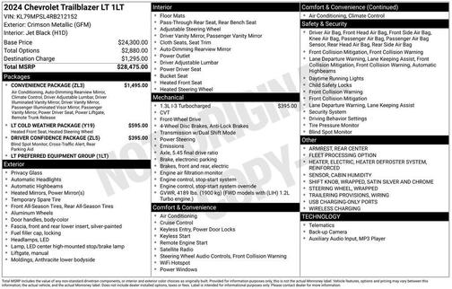 2024 Chevrolet Trailblazer LT