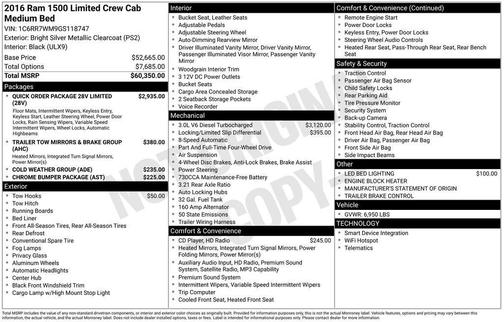 2016 RAM 1500 Longhorn