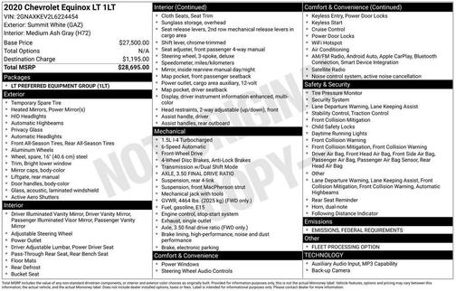 2020 Chevrolet Equinox 1LT