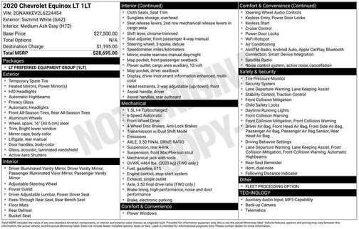 2020 Chevrolet Equinox 1LT