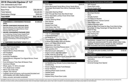 2018 Chevrolet Equinox LT