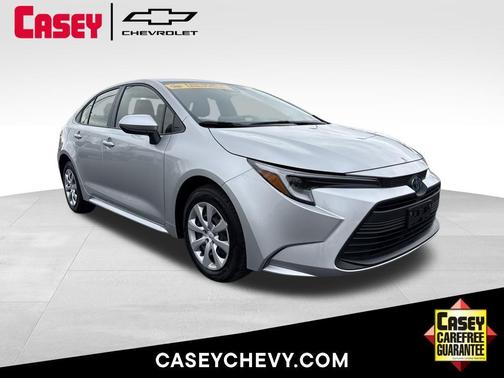 Silver 2025 Toyota Corolla Hybrid LE Sedan