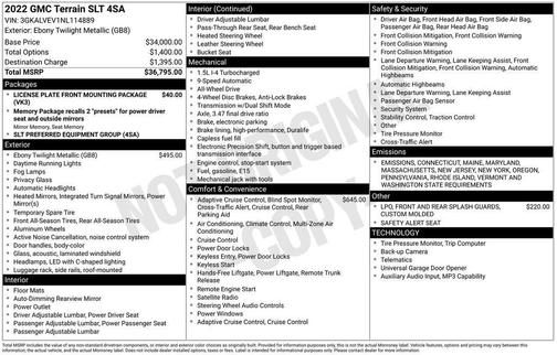 2022 GMC Terrain SLT