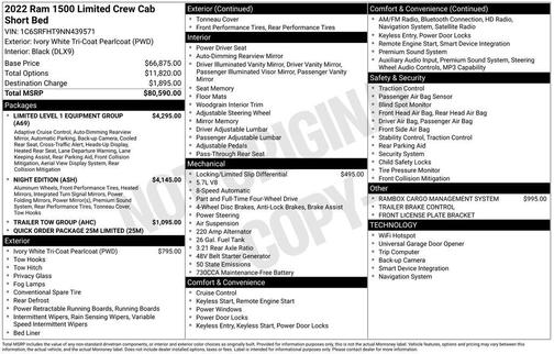 2022 RAM 1500 Limited