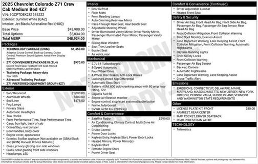 2025 Chevrolet Colorado Z71