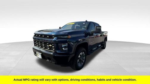 Blue 2021 Chevrolet Silverado 2500 Custom